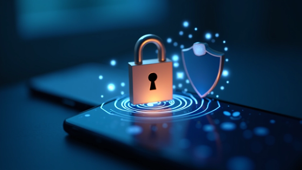 Digital security and encryption concept