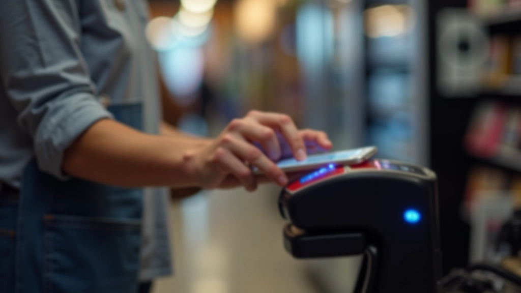 Contactless payment at checkout terminal
